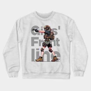 Girls' Frontline Tactical Chic Tee: Where Strength Meets Style Crewneck Sweatshirt